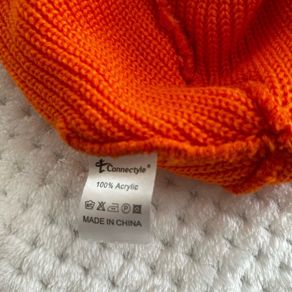 Orange Cuffed Beanie - Picture 5 of 5